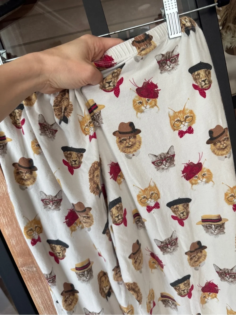 Bedhead pajamas cats funny print pants lions sunglasses hats novelty bowtie